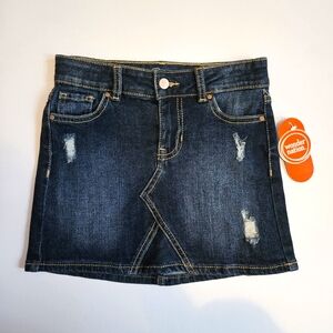NWT Wonder Nation Girls Denim Skirt Size  S (6/6x)